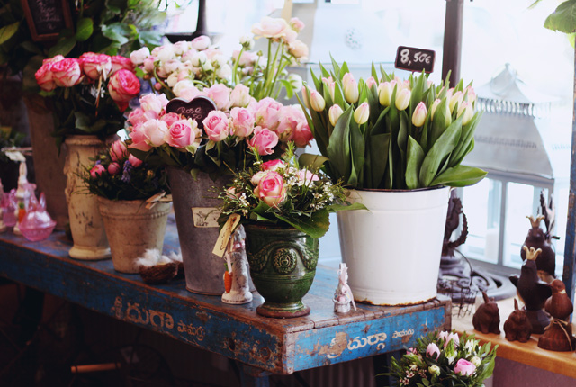  blumenladen kiel blücherplatz rosa rostig