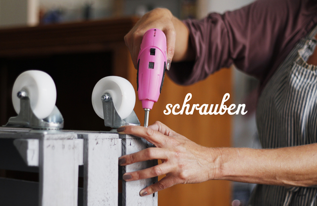 wohnwerkstatt kiel vintage Möbel kiel do it yourself diy holzkiste auf rollen