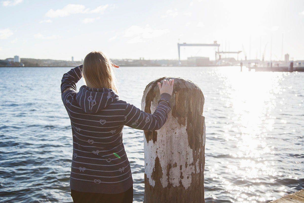 Ein Wintertag in Kiel: Spazieren an der Förde und im Schrevenpark, Kaffee trinken und heiße Schokolade selber machen