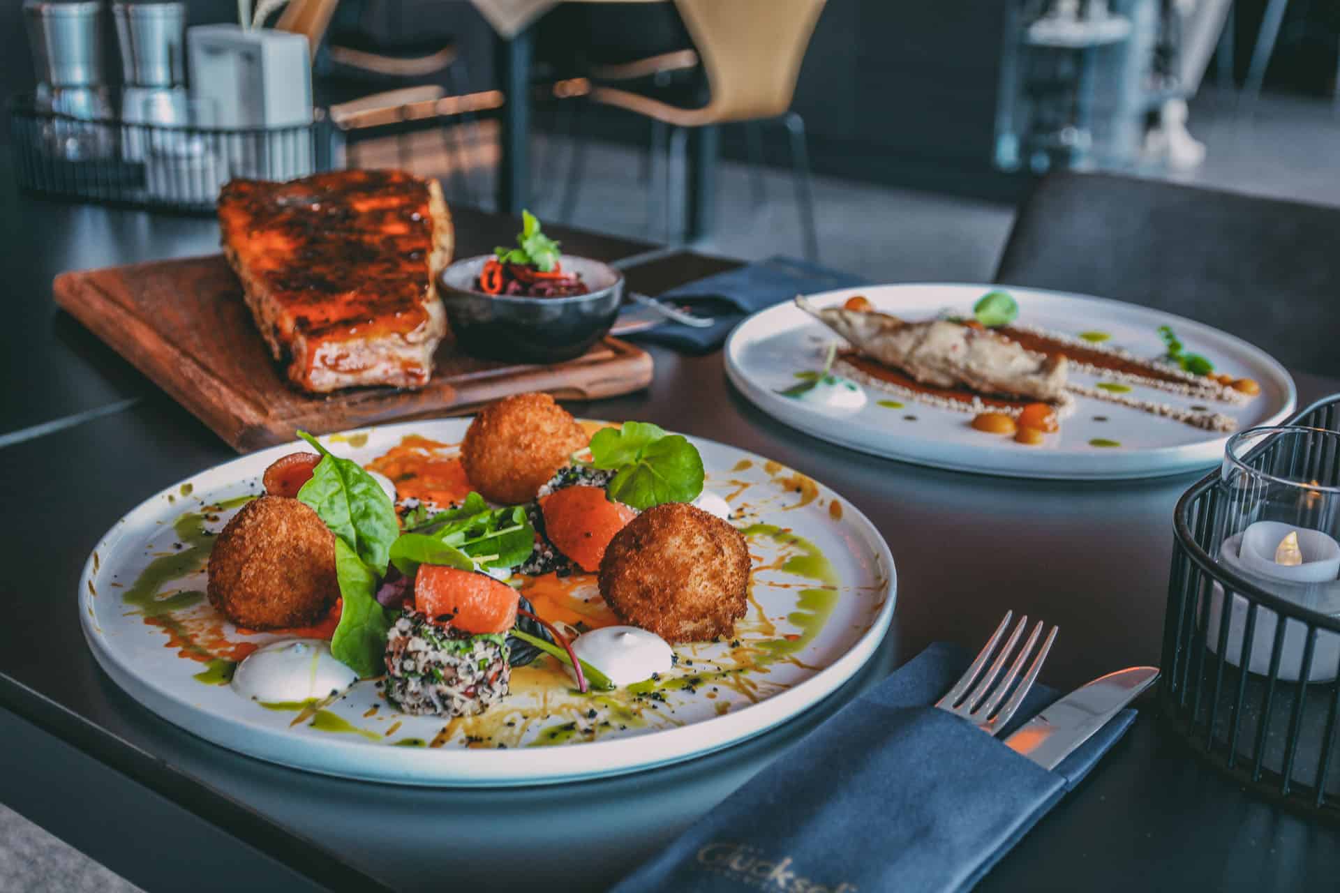 Strandrestaurant Glückselig, frittierte Reisbällchen