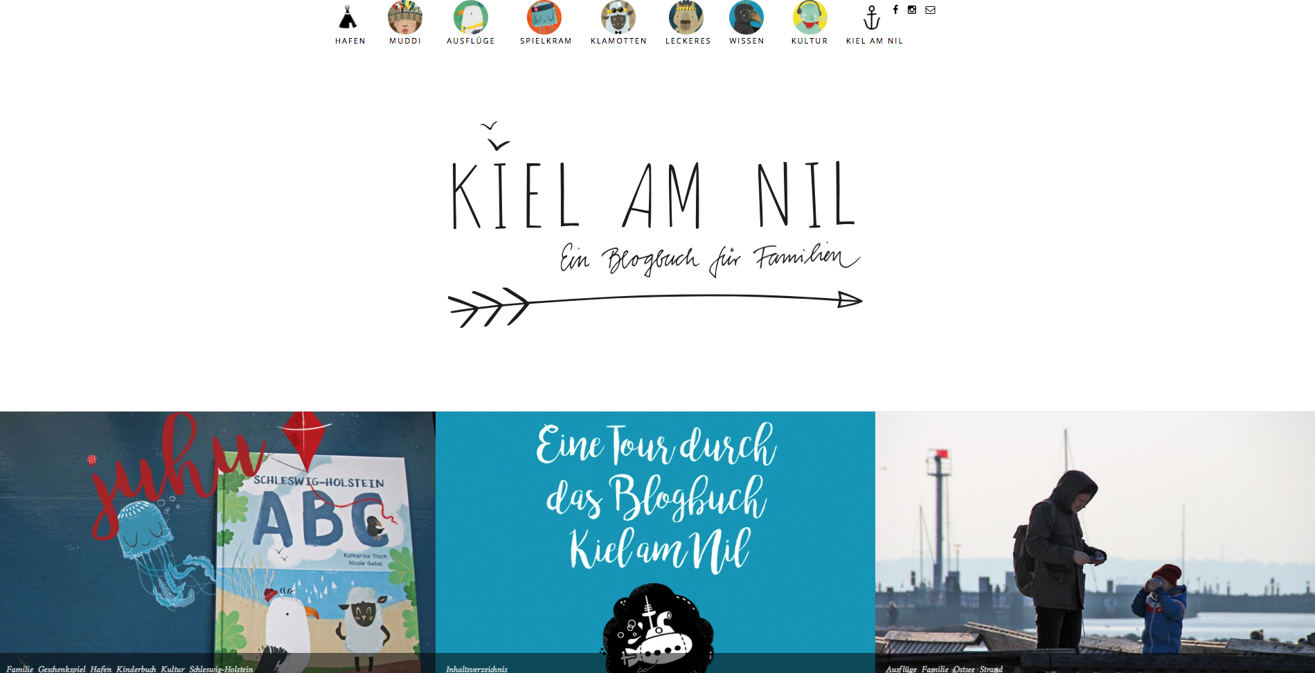 Blogbuch für Familie: Kiel am Nil