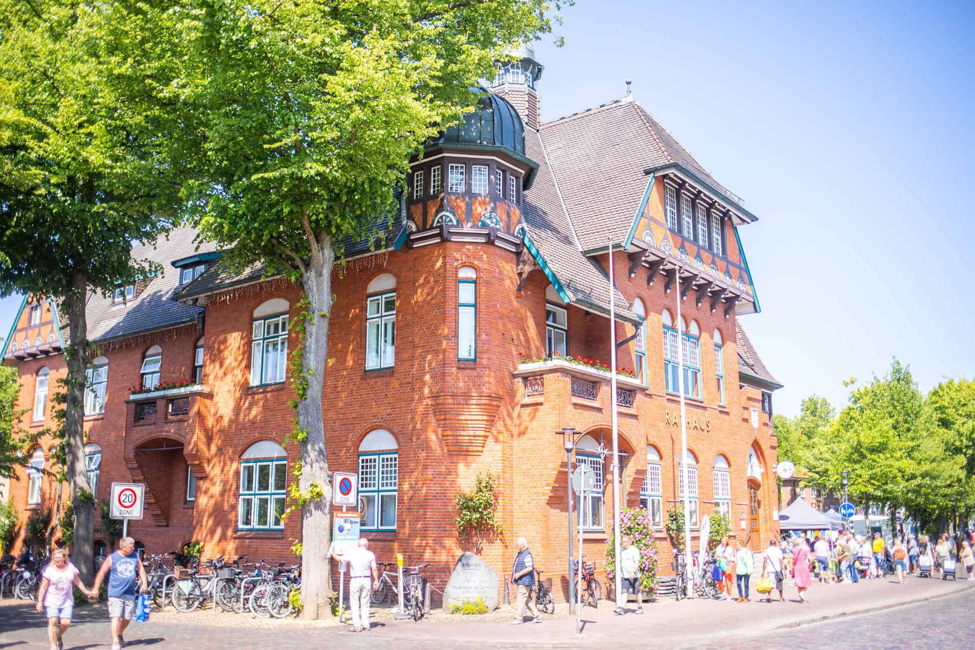 Das Rathaus in Burg auf Fehmarn