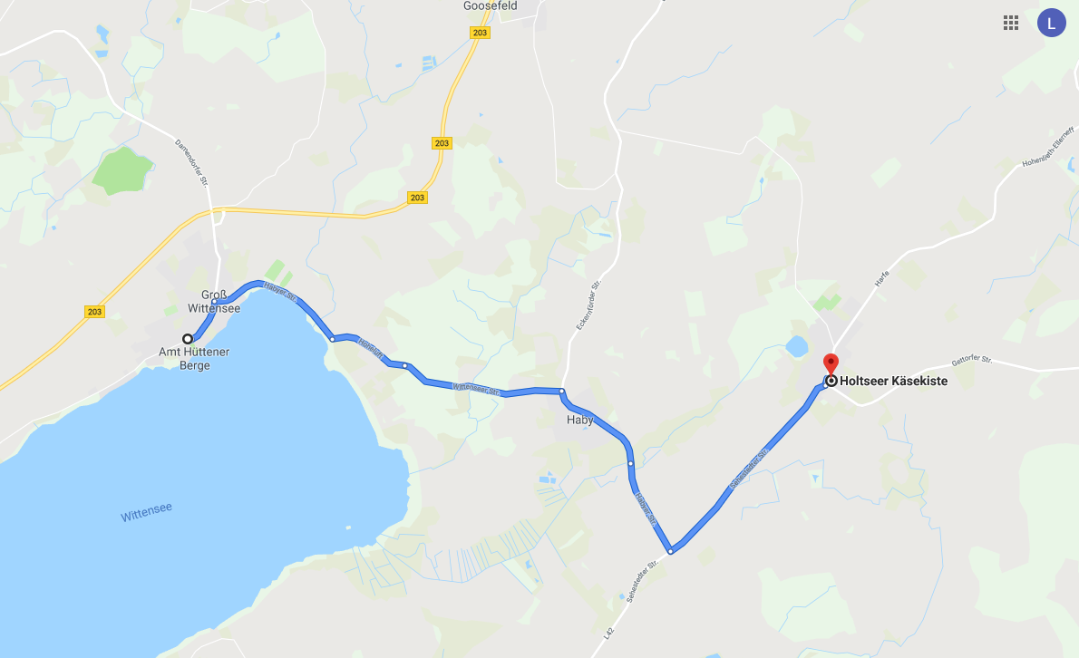 Komm' mit auf eine Fahrradtour am Wittensee entlang und zur Holtseer Käsekiste