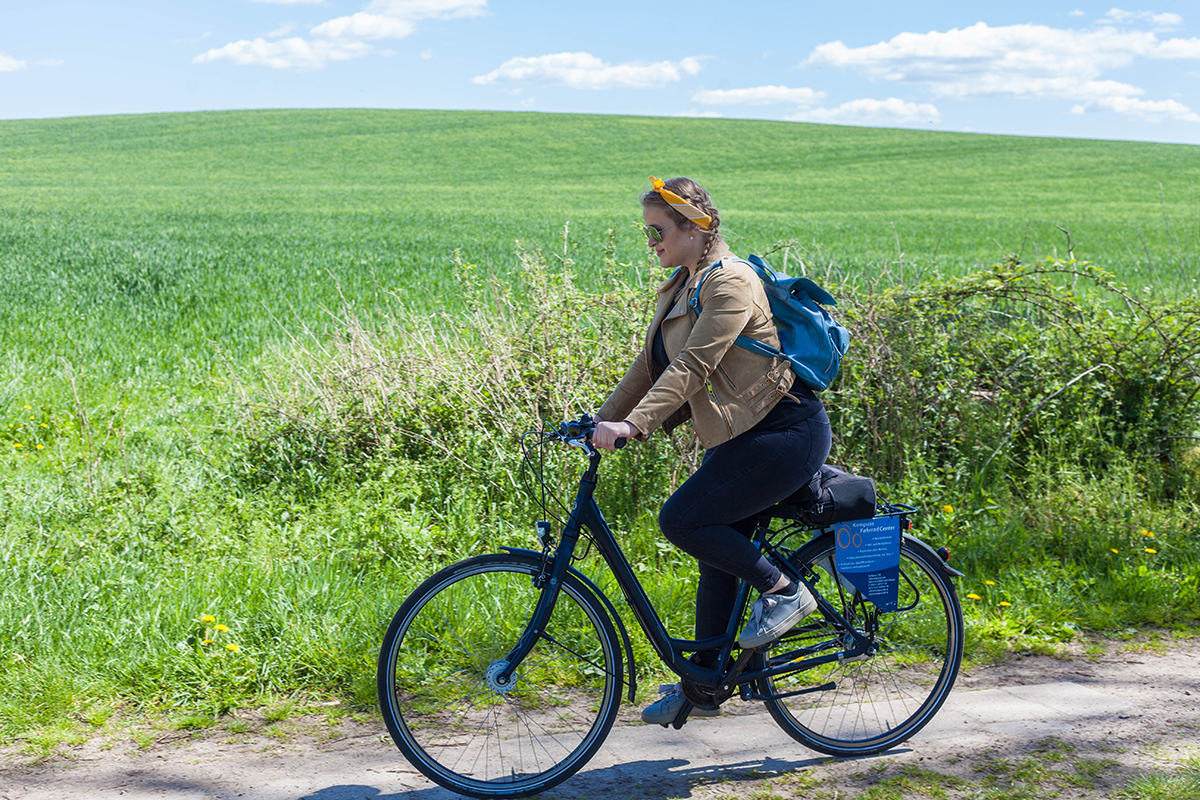 Komm' mit auf eine Fahrradtour am Wittensee entlang und zur Holtseer Käsekiste