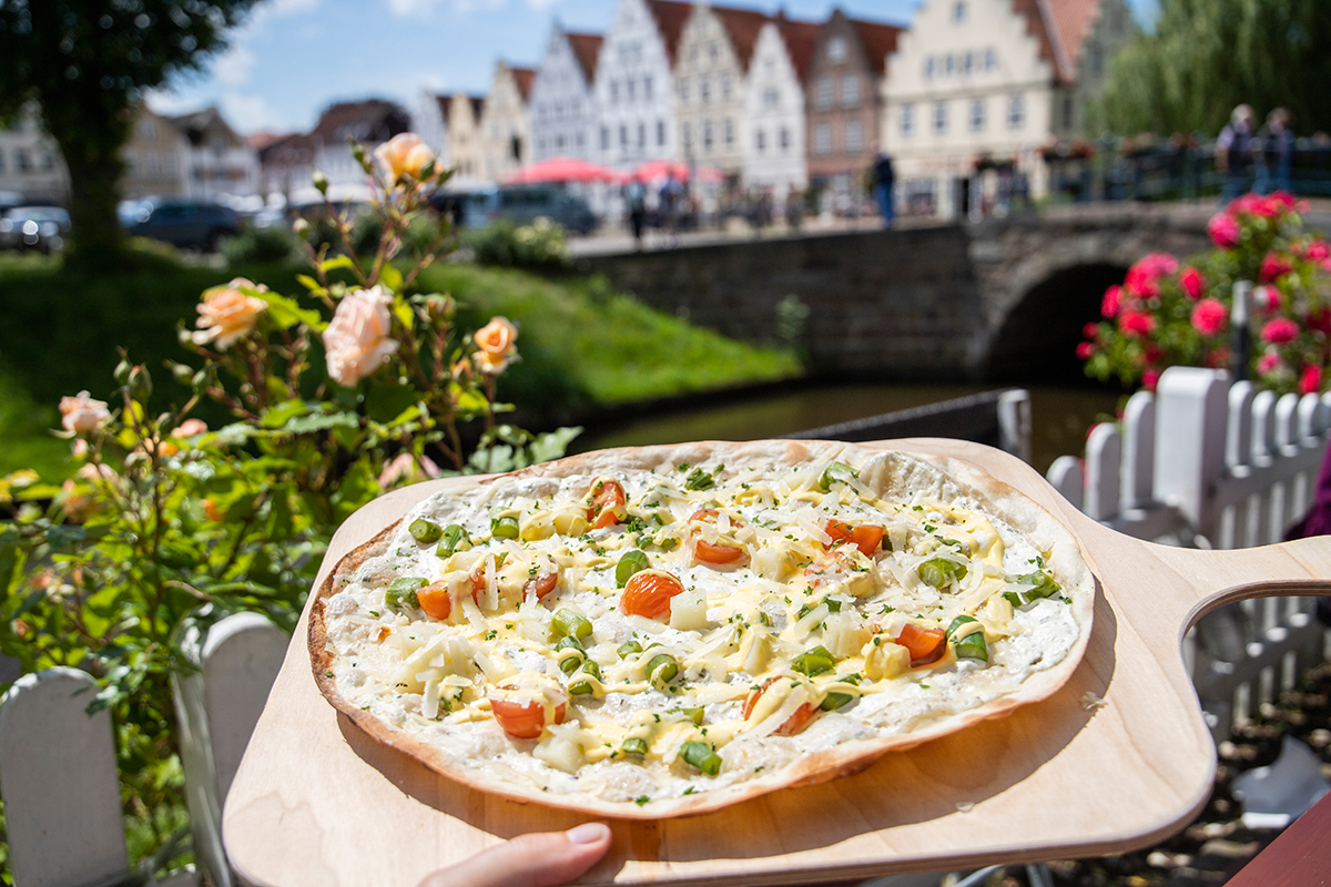 Ein Flammkuchen