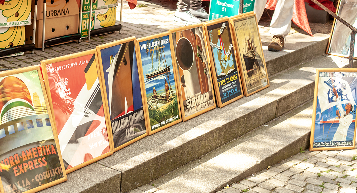 Kieler Innenstadt Flohmarkt