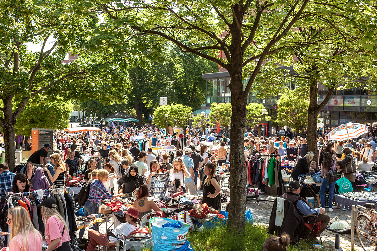 Kieler Innenstadt Flohmarkt