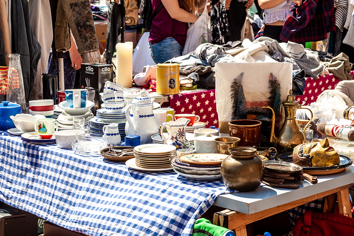 Kieler Innenstadt Flohmarkt