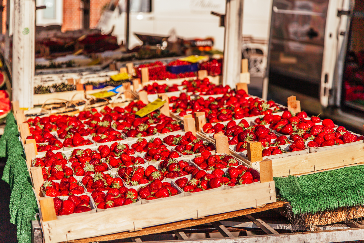 Regional und nachhaltig: Der Wochenmarkt auf dem Blücherplatz in Kiel