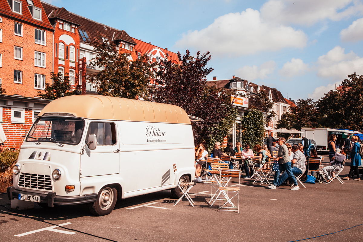 Regional und nachhaltig: Der Wochenmarkt auf dem Blücherplatz in Kiel