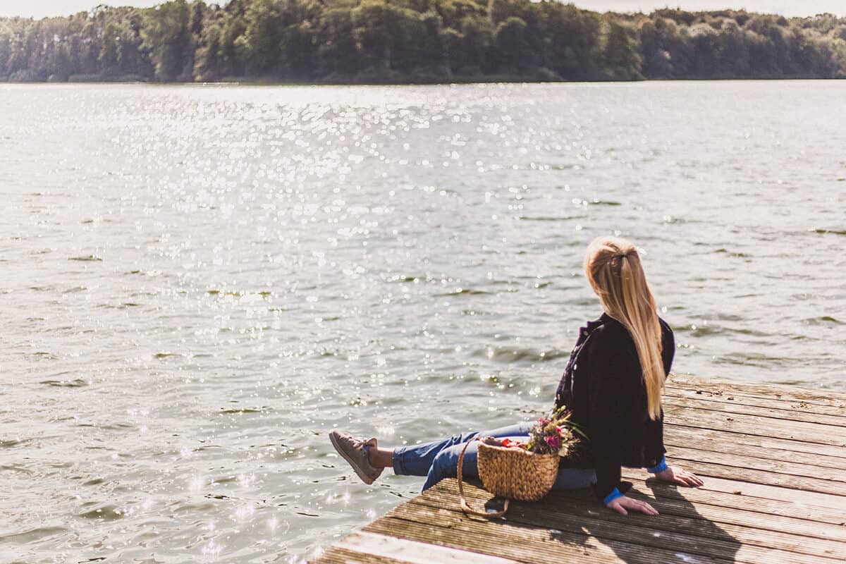 Bordesholmer See Steg Sommer