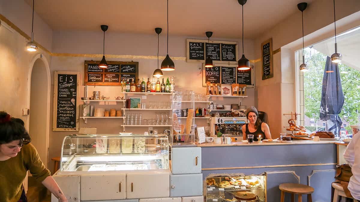 Neue Cafés in Kiel: Café Gold Innenansicht