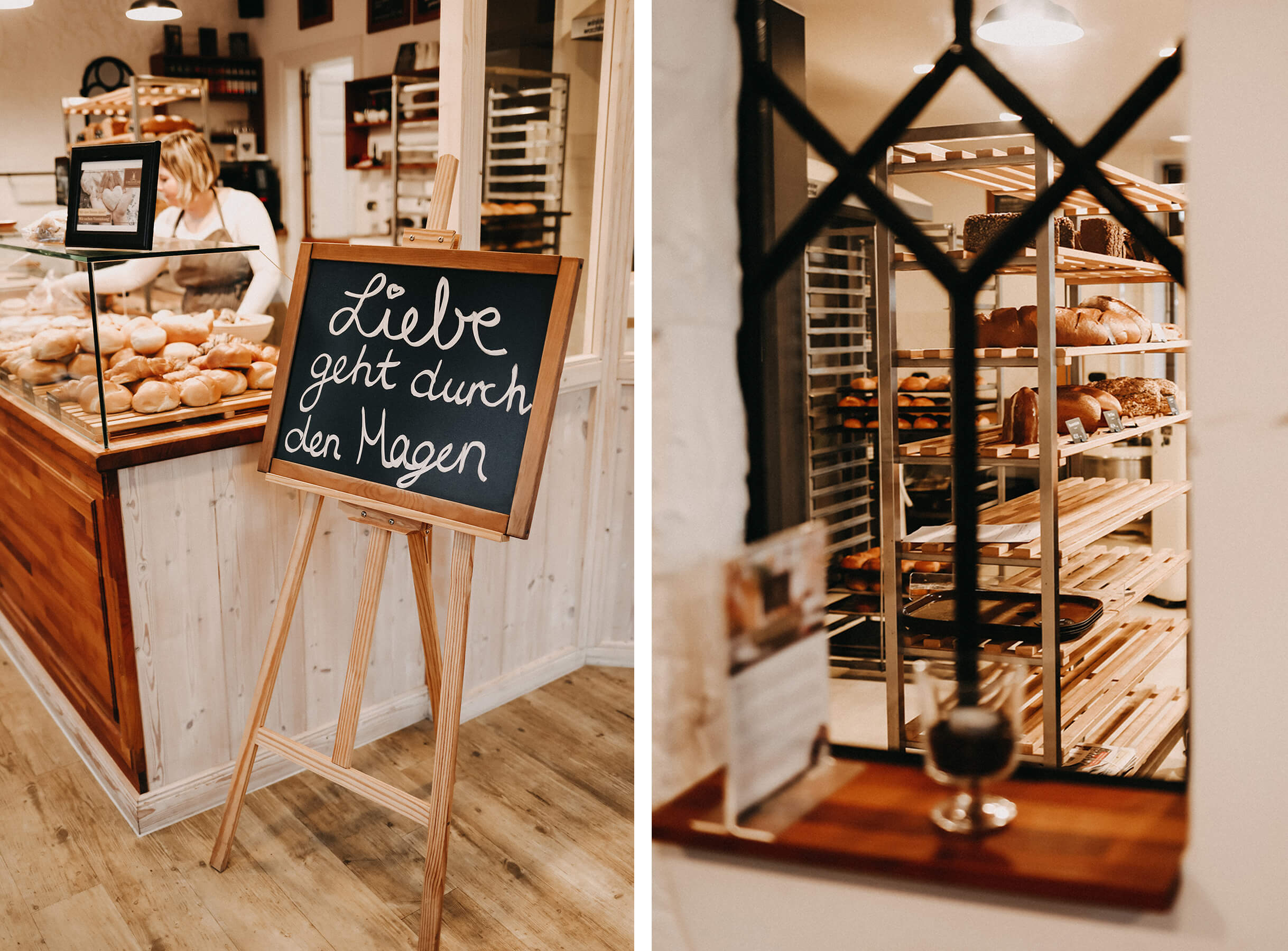 Bäckerei und Café Lieblingsplatz Husum Collage