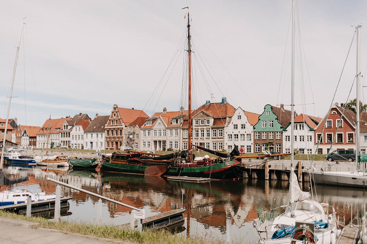 Hafen in Glückstadt