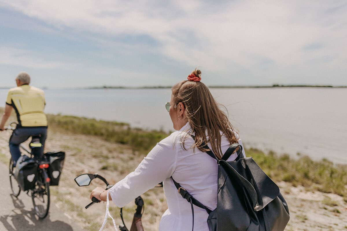 Fahrradtour am Wasser in Glückstadt