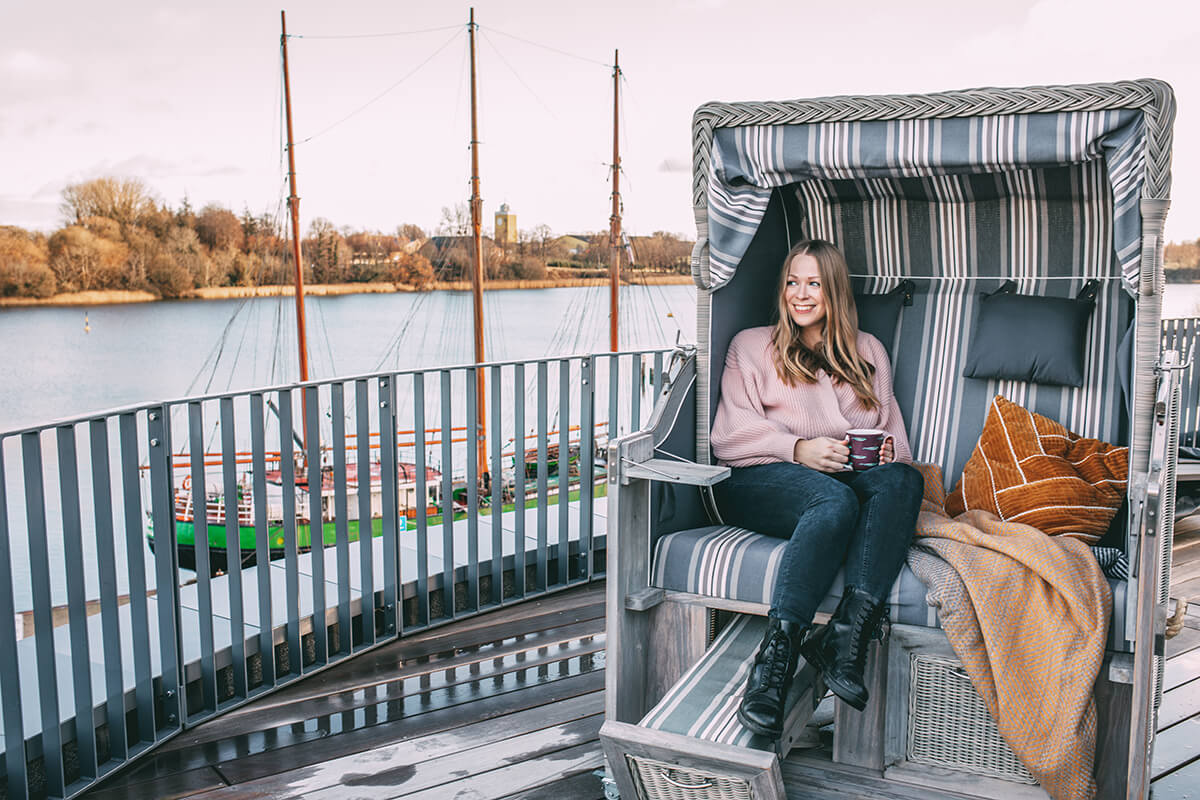 Speicherquartier Kappeln Ferienappartements Urlaub Schlei Dachterrasse