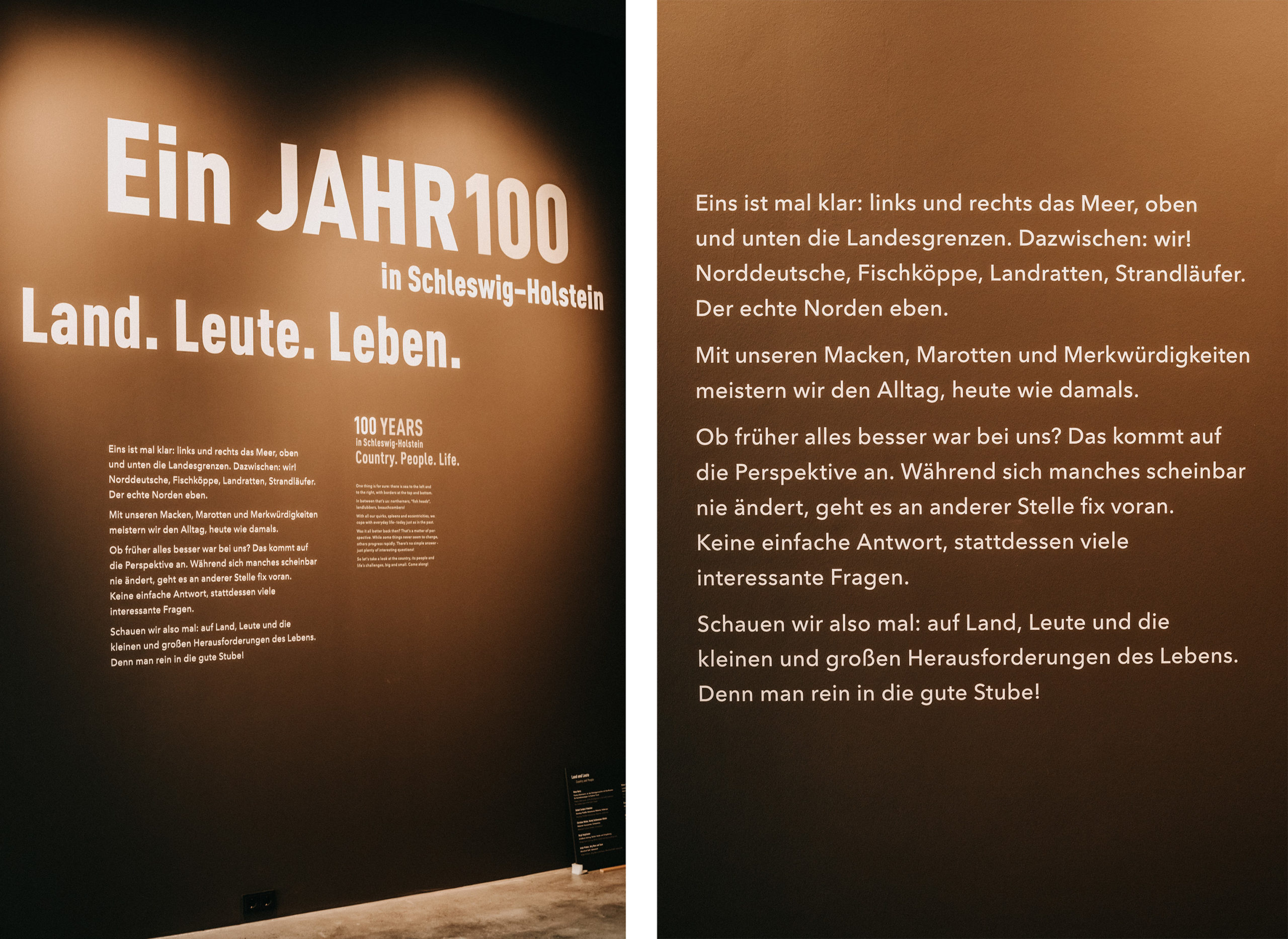 Jahr100Haus Molfsee: Wand Text Ein Jahr100