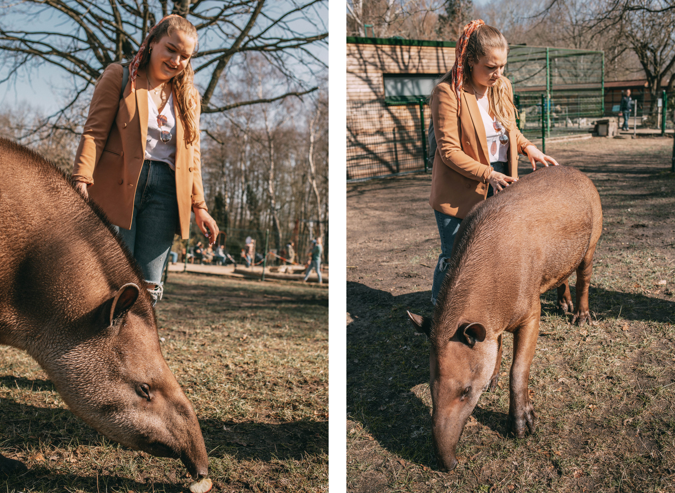 Sina mit Tapir