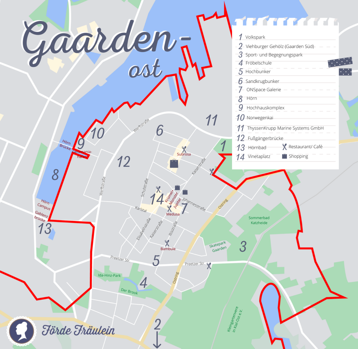 Kieler Stadtteile entdecken Kulturvielfalt in Gaarden Förde Fräulein