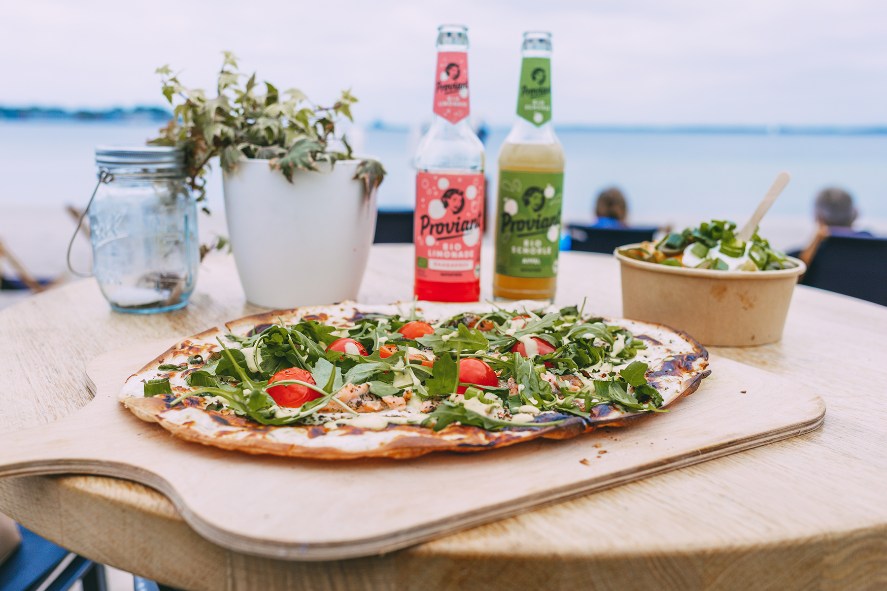 Flammkuchen bei Land in Sicht in Eckernförde