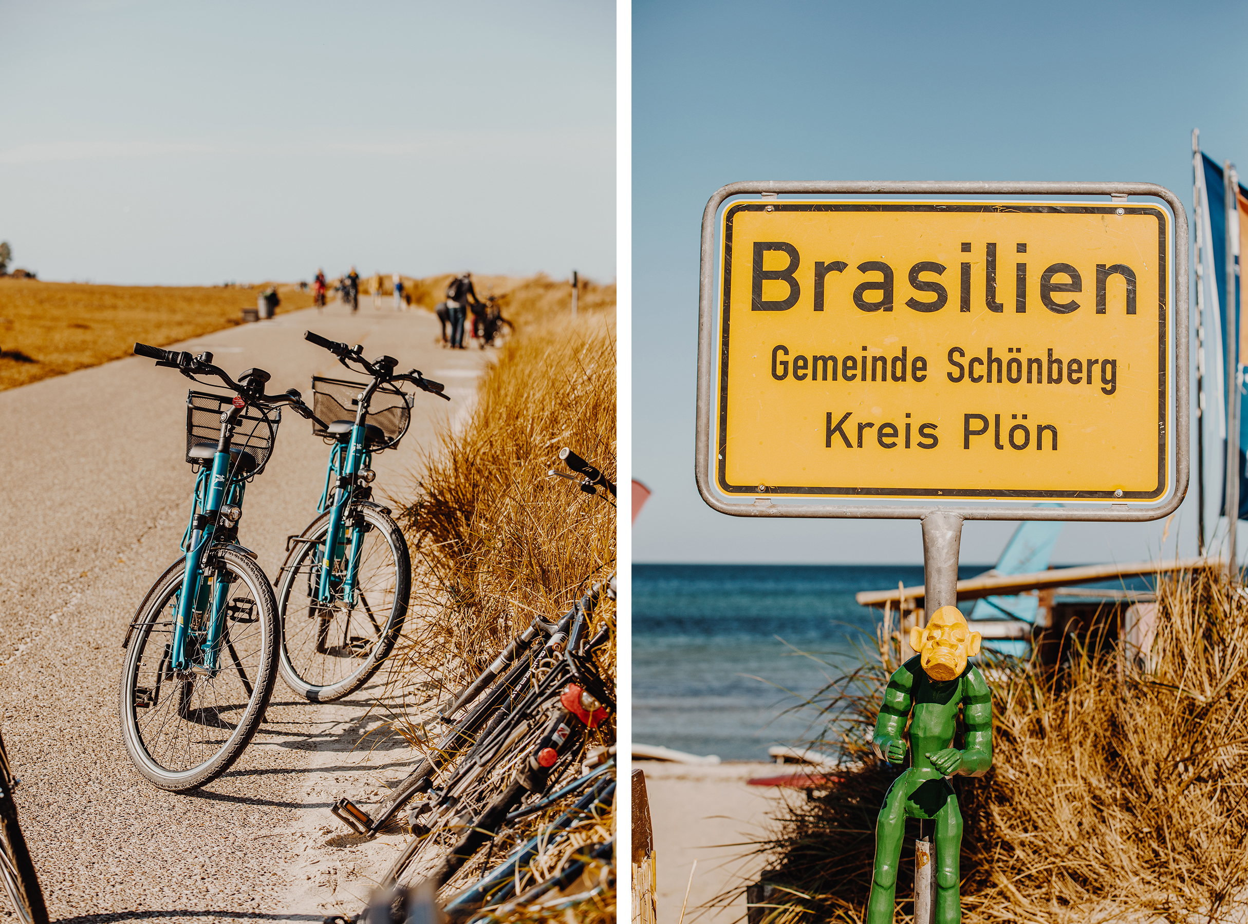 Auf dem Ostseeküsten-Radweg von Laboe nach Hohwacht: Brasilien