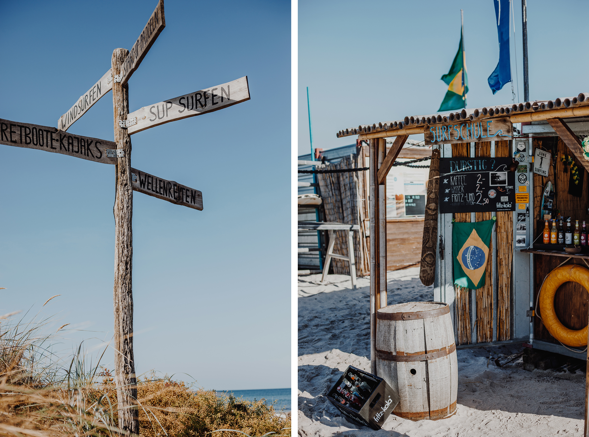 Auf dem Ostseeküsten-Radweg von Laboe nach Hohwacht: Brasilien