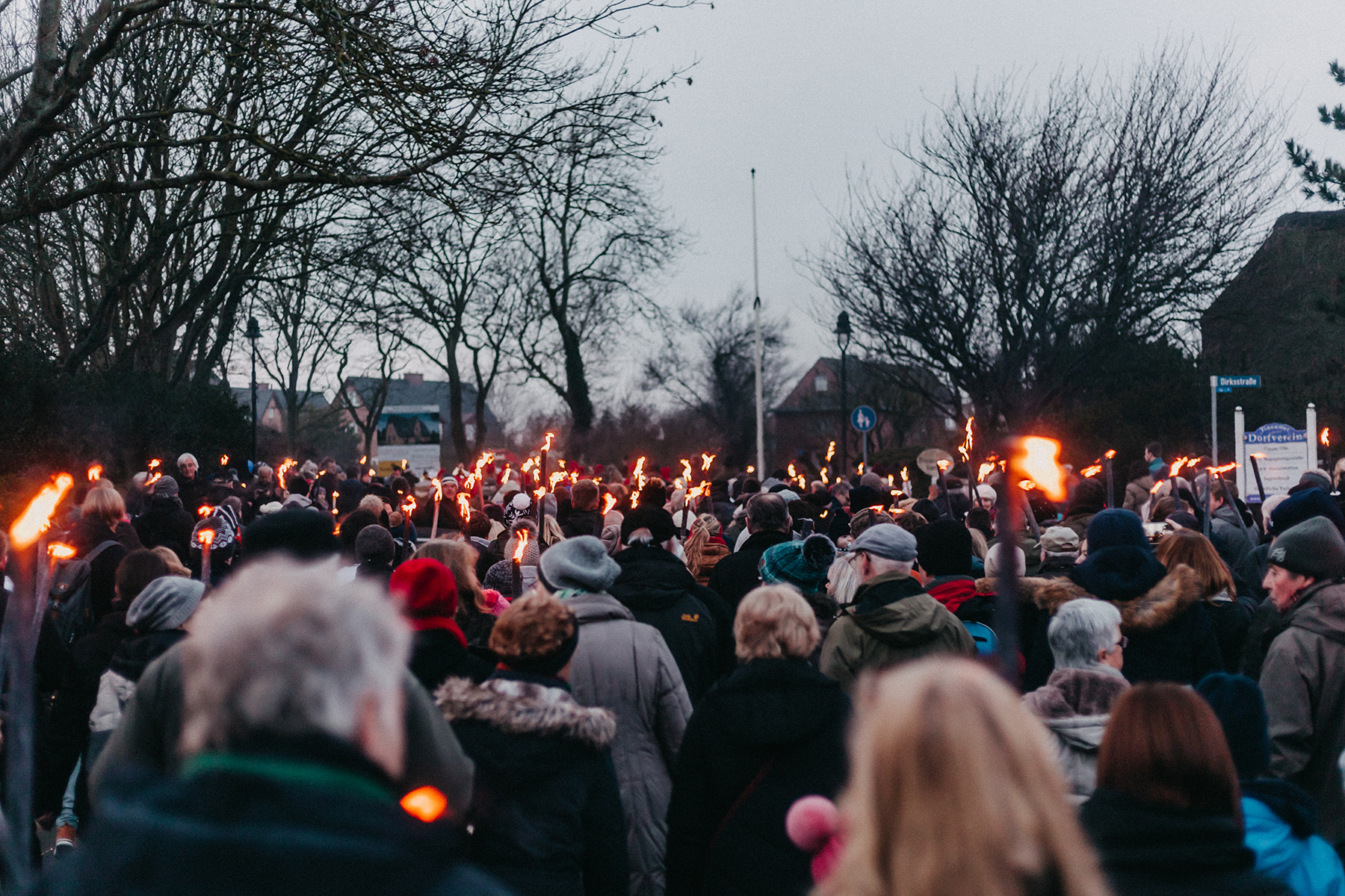 Umzug Biikebrennen Nordfriesland