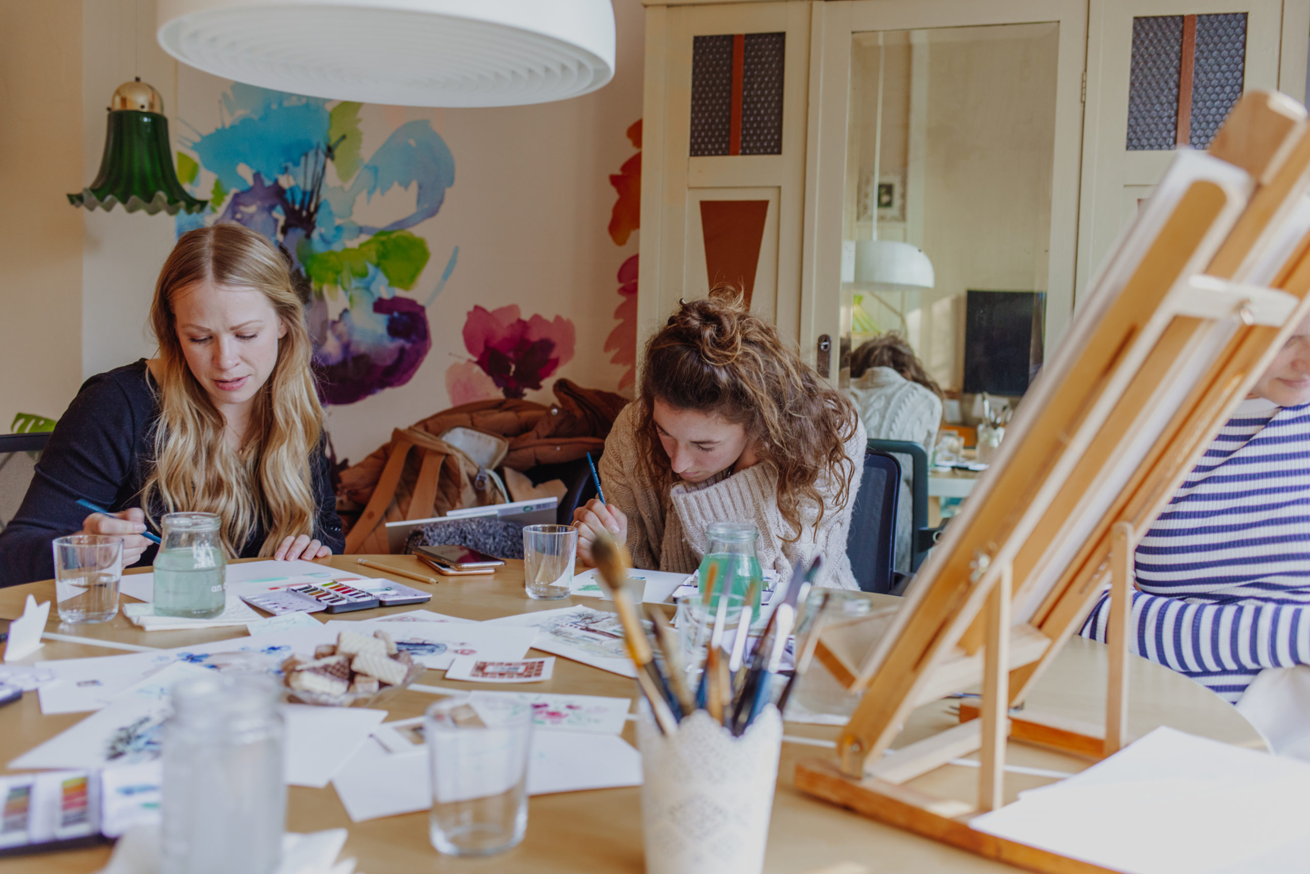 Watercolor Workshop Lieschens Atelier