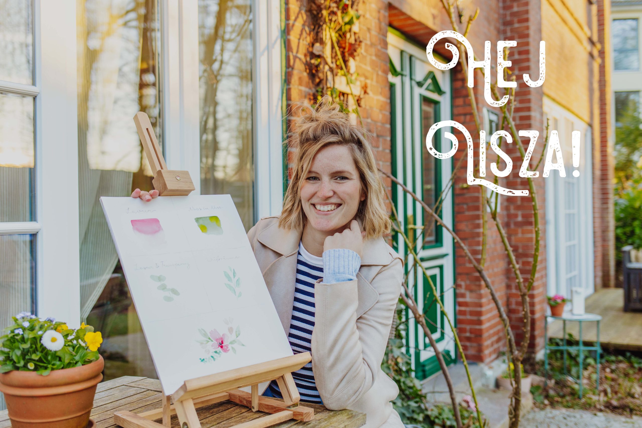 Lisza Clausen vor der alten Musikschule in Preetz