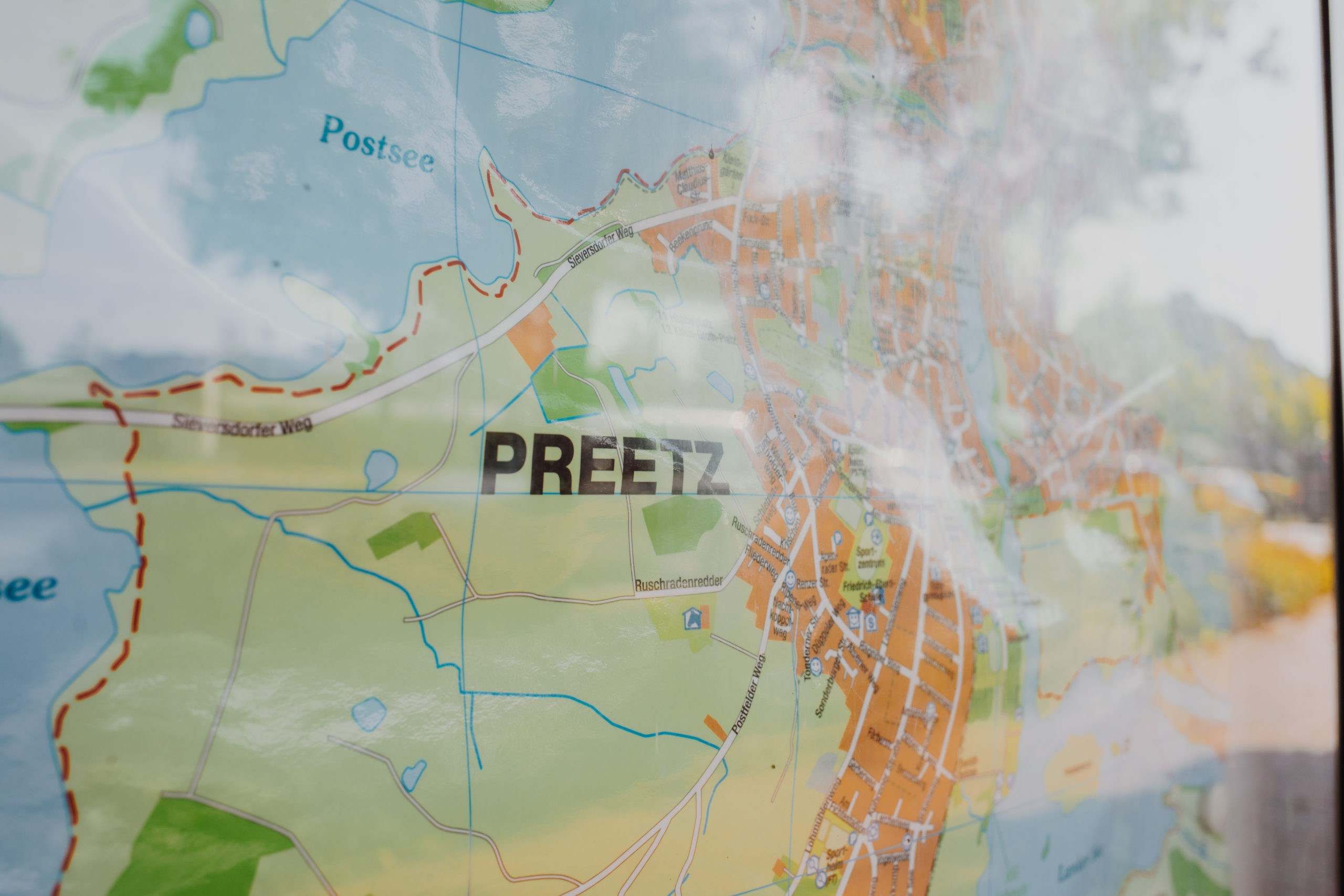 Stadtkarte von Preetz