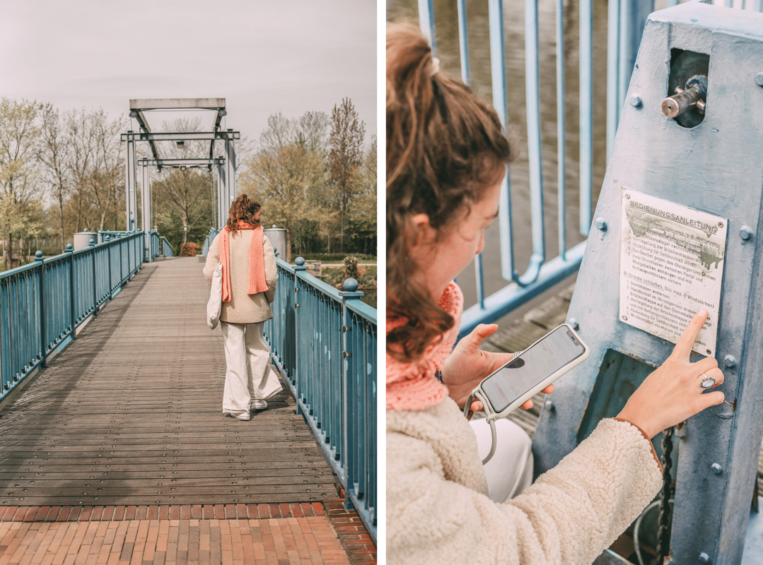 Spurensuche auf der Blauen Brüch beim Krimi-Trail in Friedrichstadt