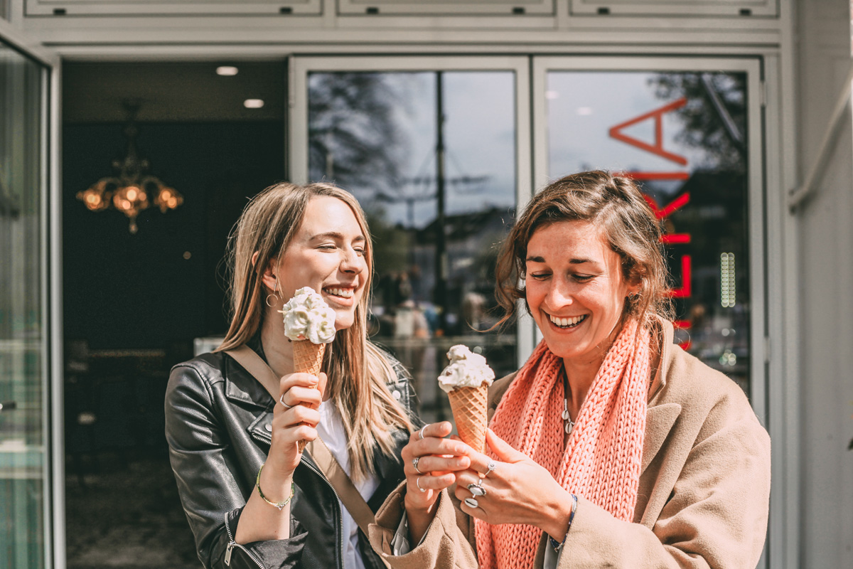 Leckeres Eis im Eiscafe Venezia in Nortorf