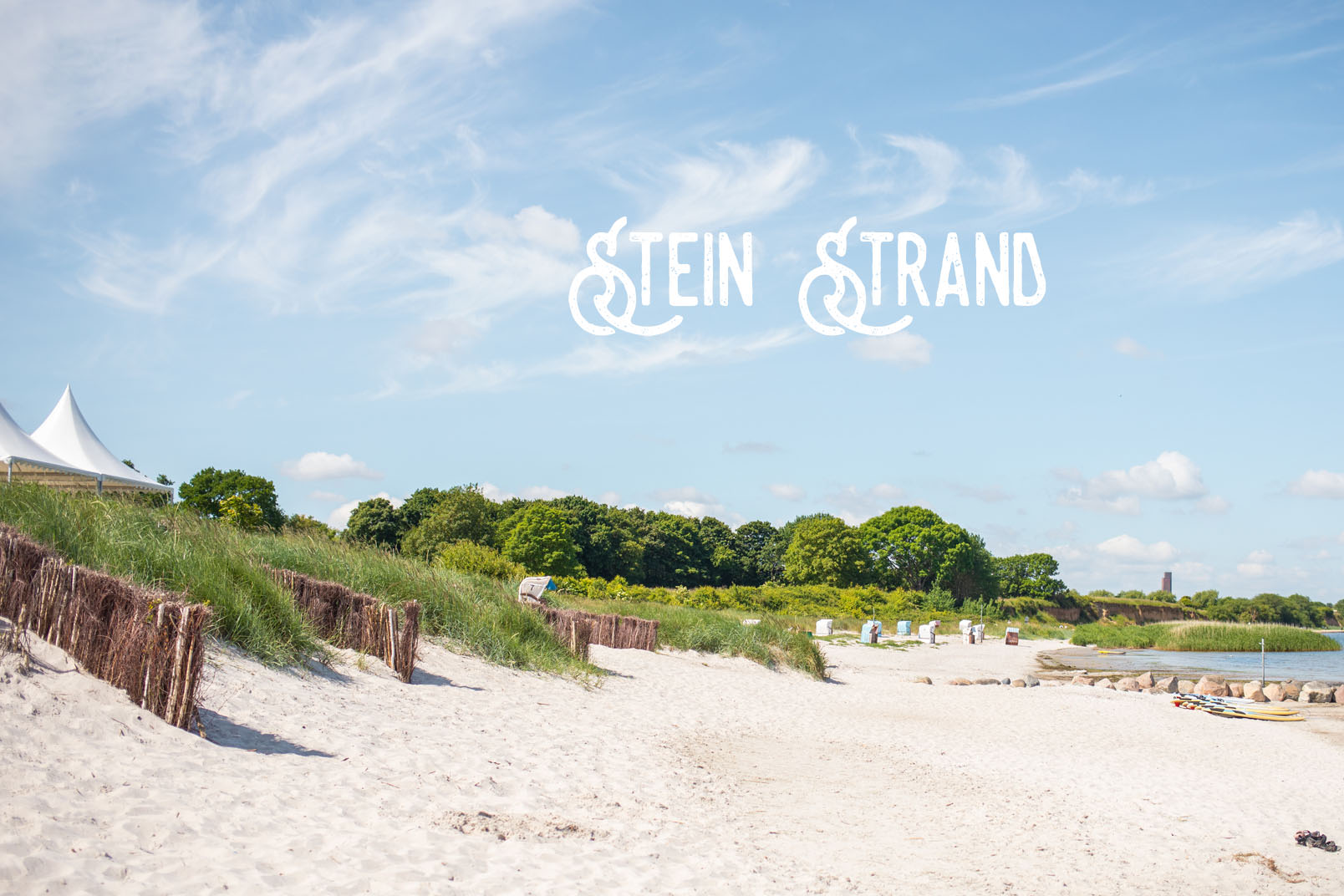 Picknick am Strand von Stein