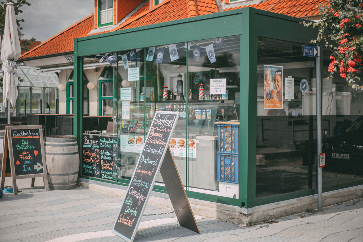 Am Utspann-Pier 31 treffen sich Fischbrötchen und italienische Küche