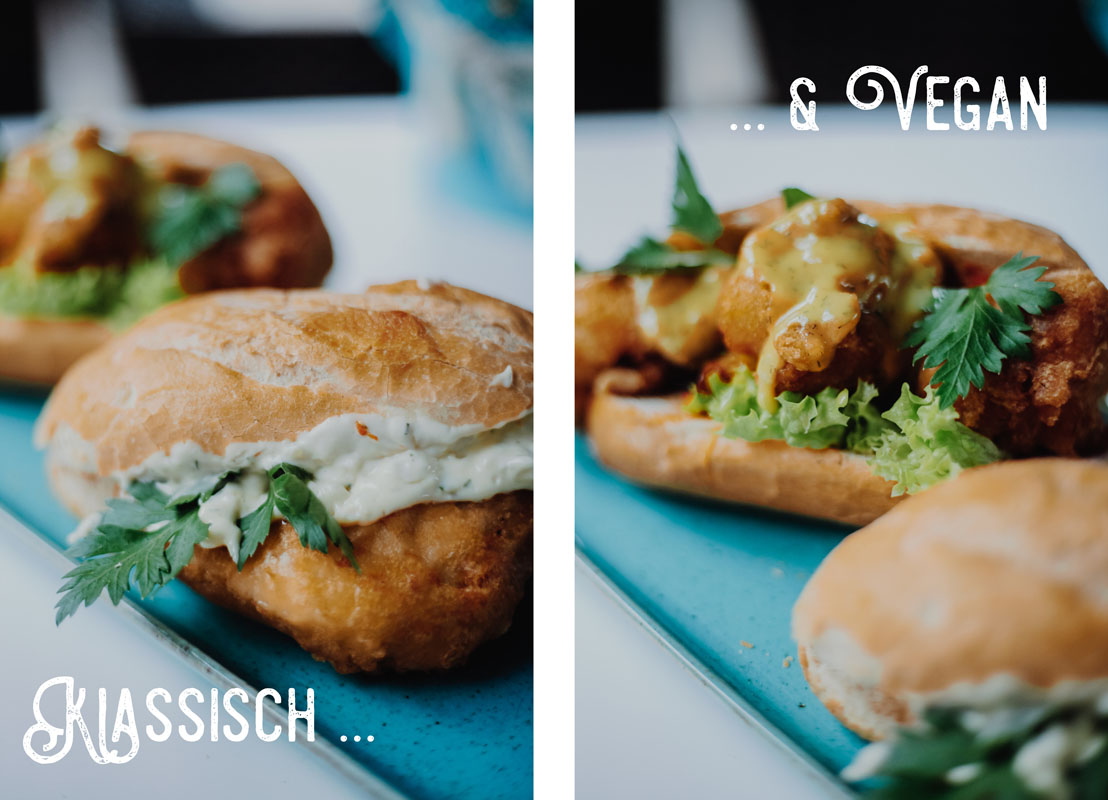 Backfisch versus BackVish: Veganer Backfisch bei der Fischeria Seegold