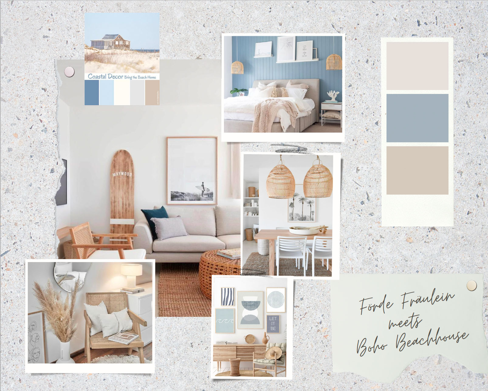 Moodboard Boho Beachhouse