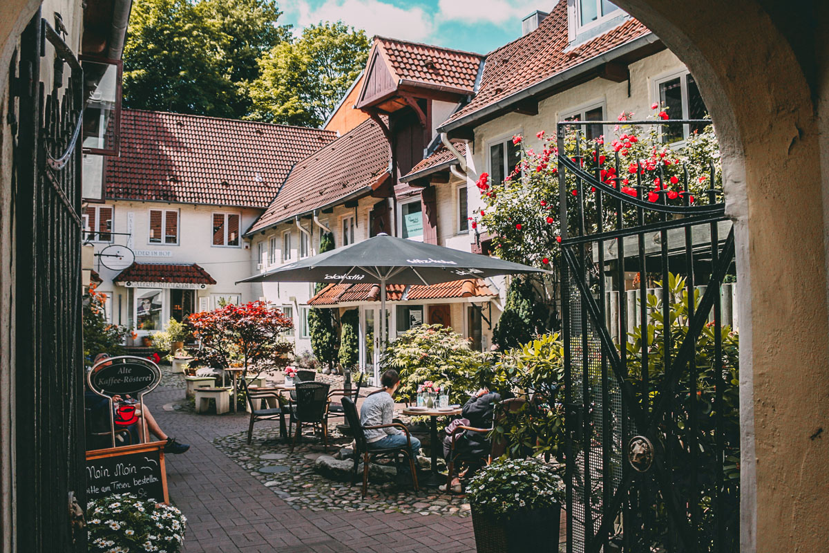 Der Sonnenhof in der Roten Straße in Flensburg