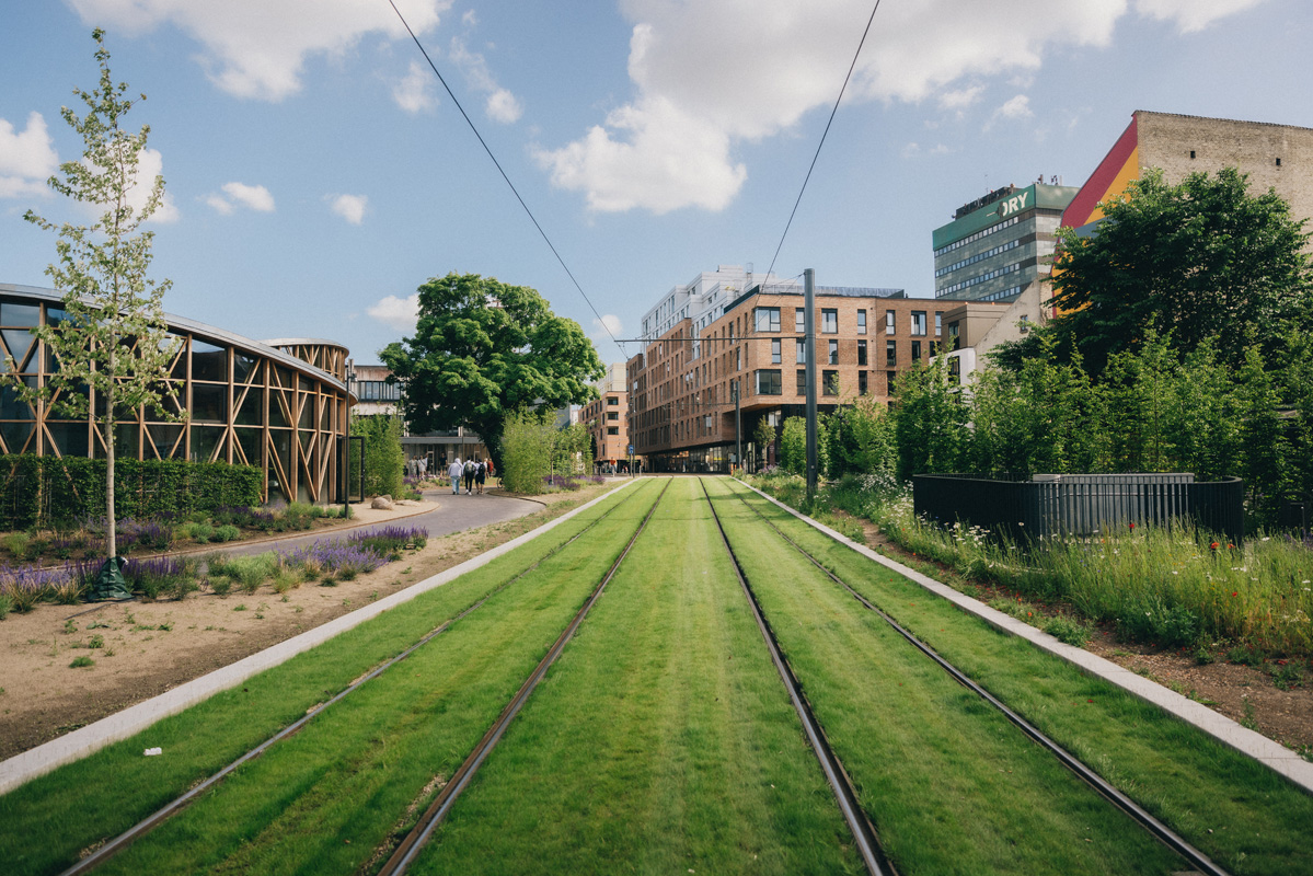 Mit der Straßenbahn 