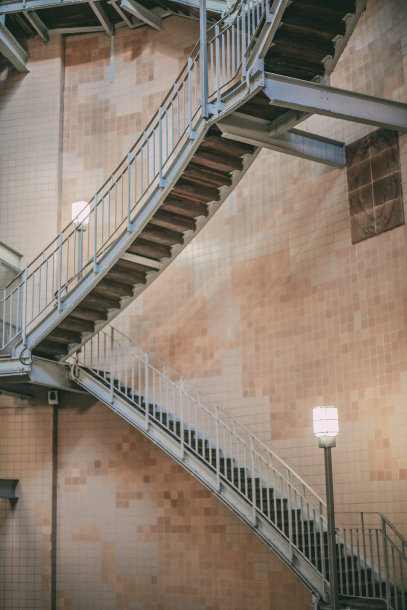 Treppen im Alten Elbtunnel