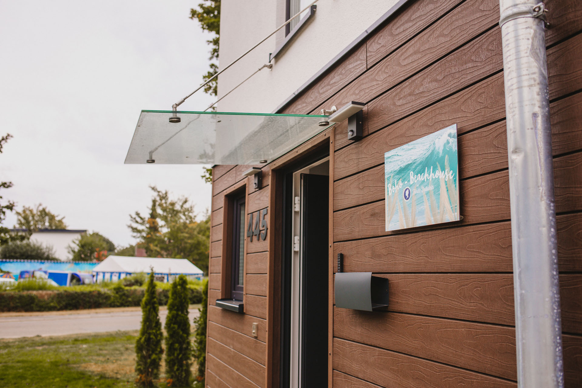 Außenansicht Boho Beachhpuse in Damp