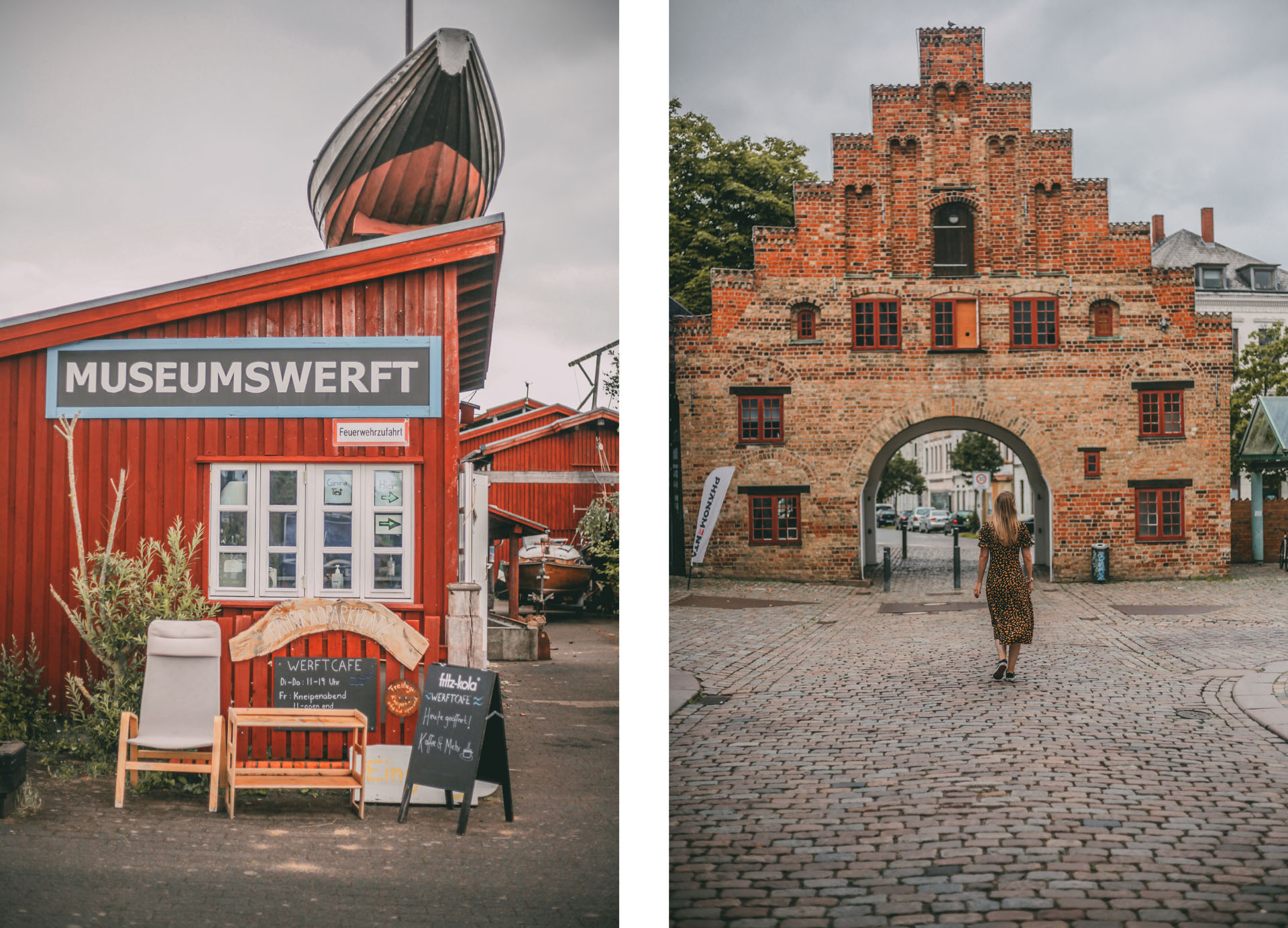 Die Museumswerft und das Nordertor in Flensburg