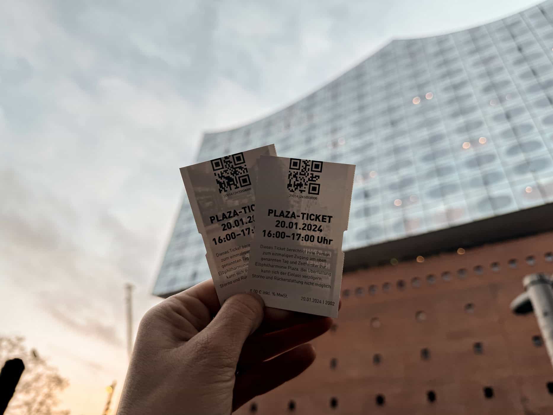 Außenansicht der Elbphilharmonie in Hamburg