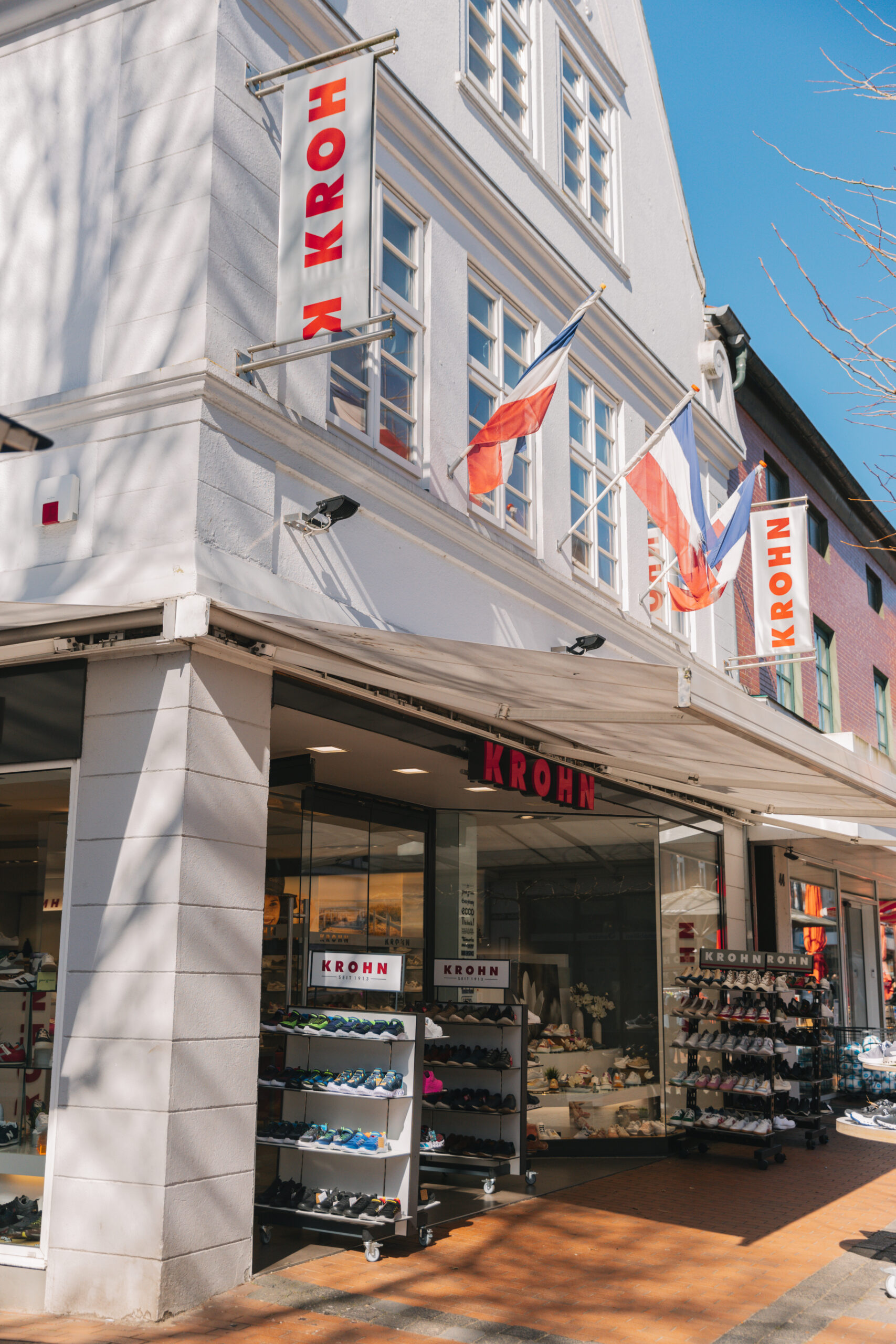 Das Geschäft von Krohn Schuhe in Eckernförde