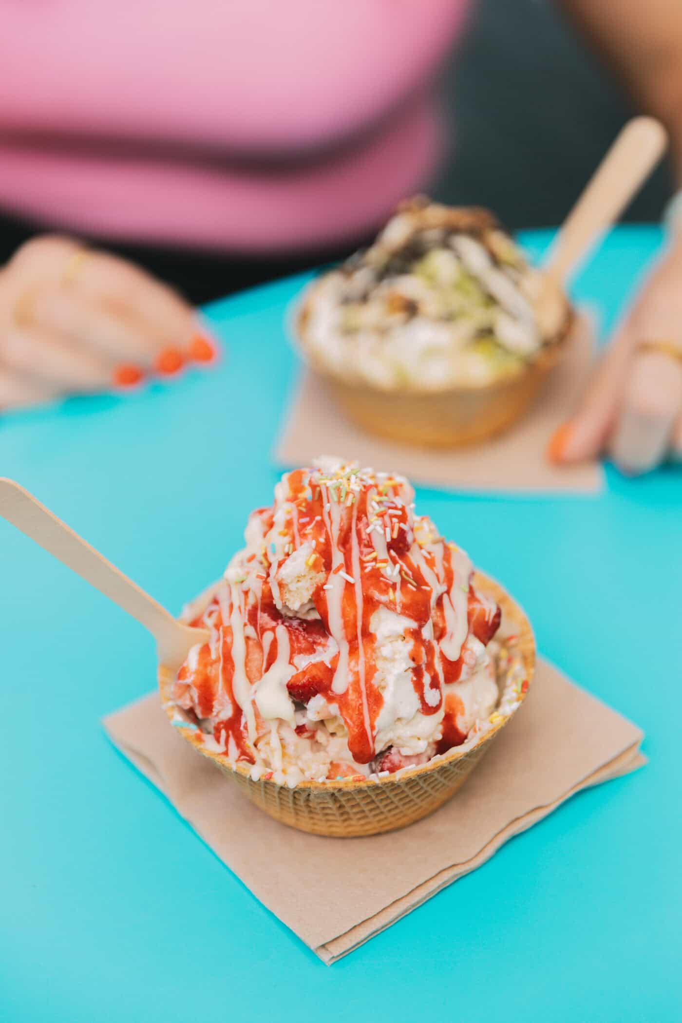 Eis essen bei Schlecks als Tipp für Altona und Ottensen.