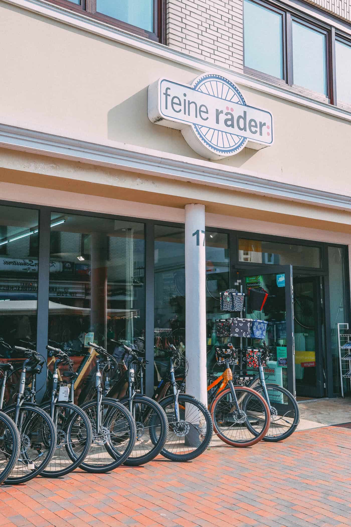 feine Räder mit tollen Fahrrädern