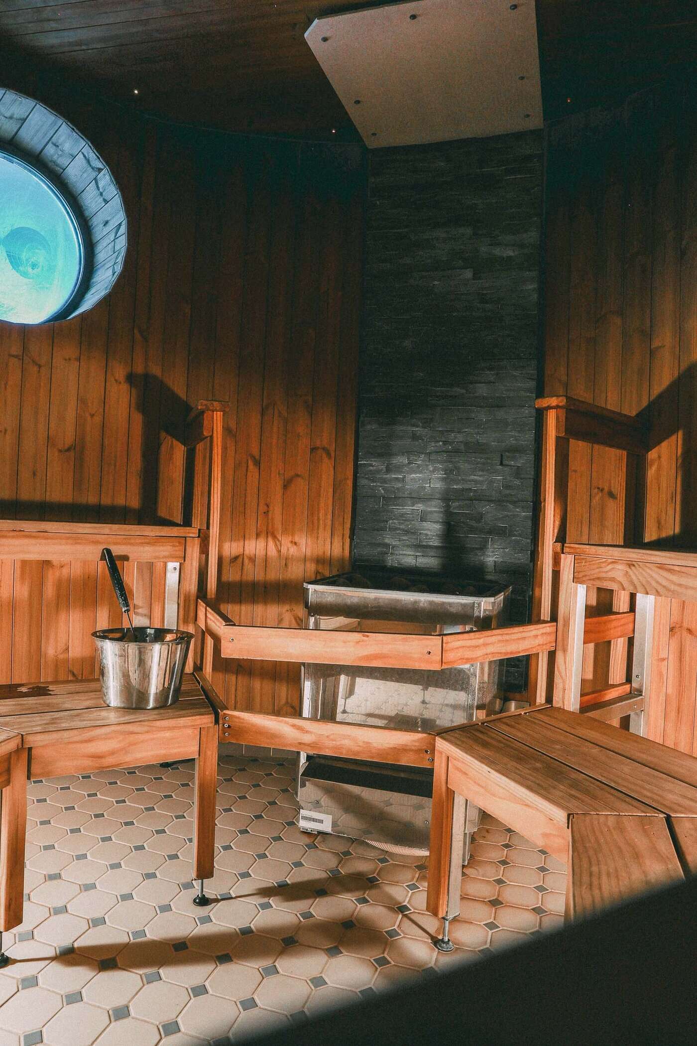 Sauna an Bord der Finnlines