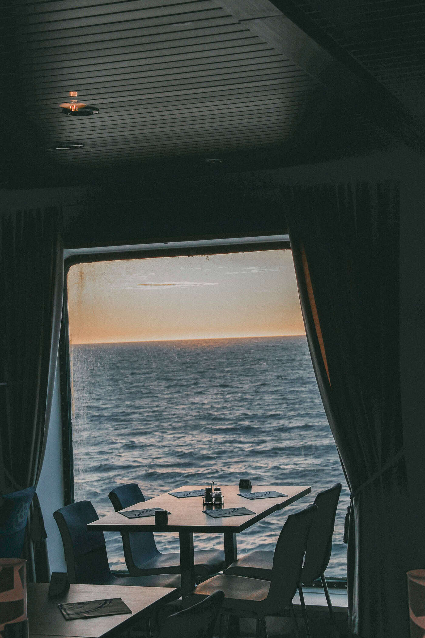 Ausblick vom Tisch