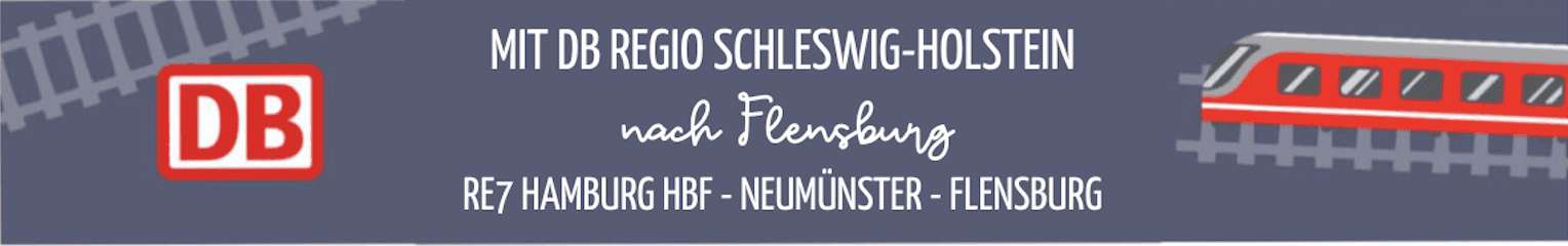Zuverbindungen der DB Regio SH, die dich ans Ausflugsziel Flensburg bringen