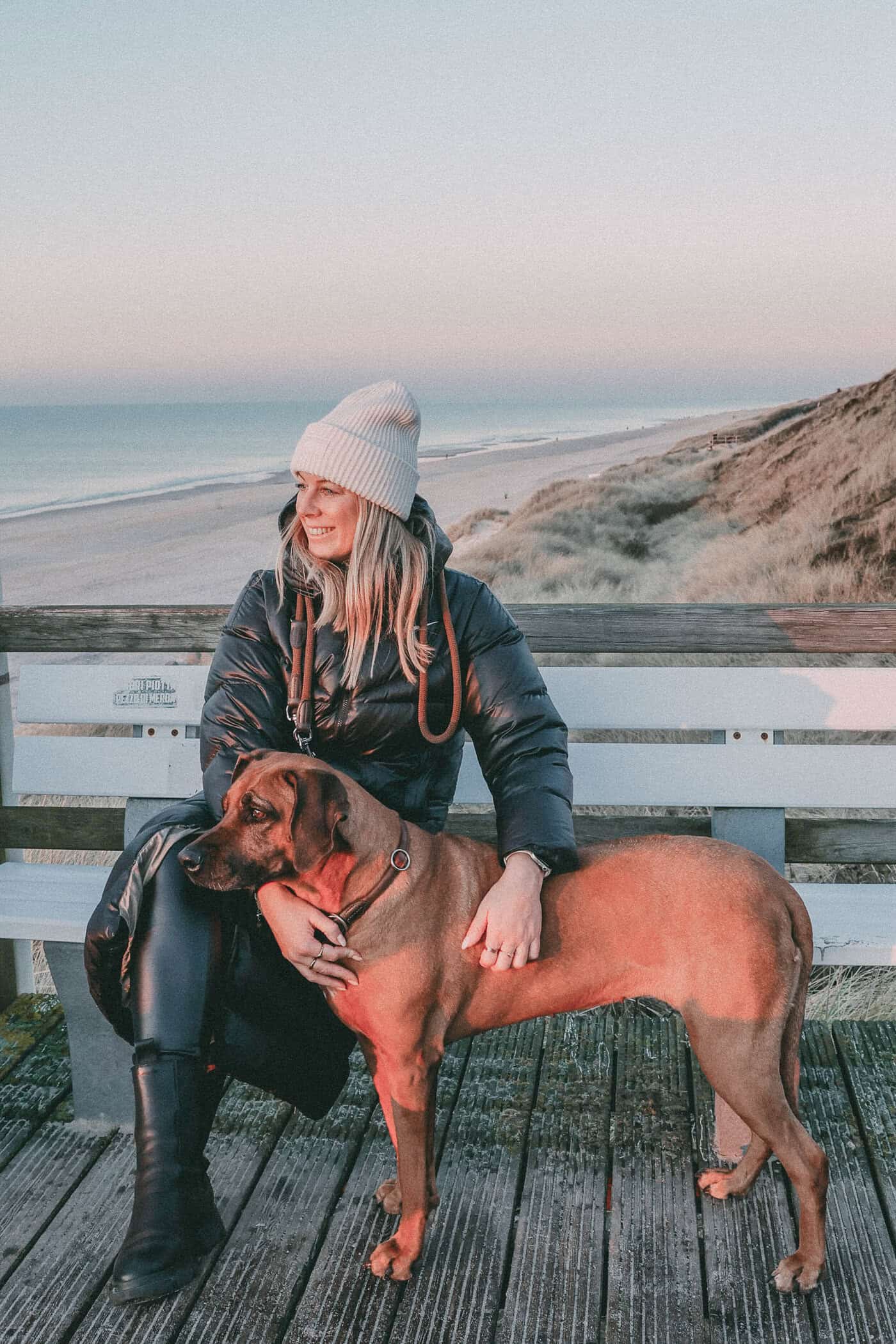 Hundestrand auf Sylt mit Hund