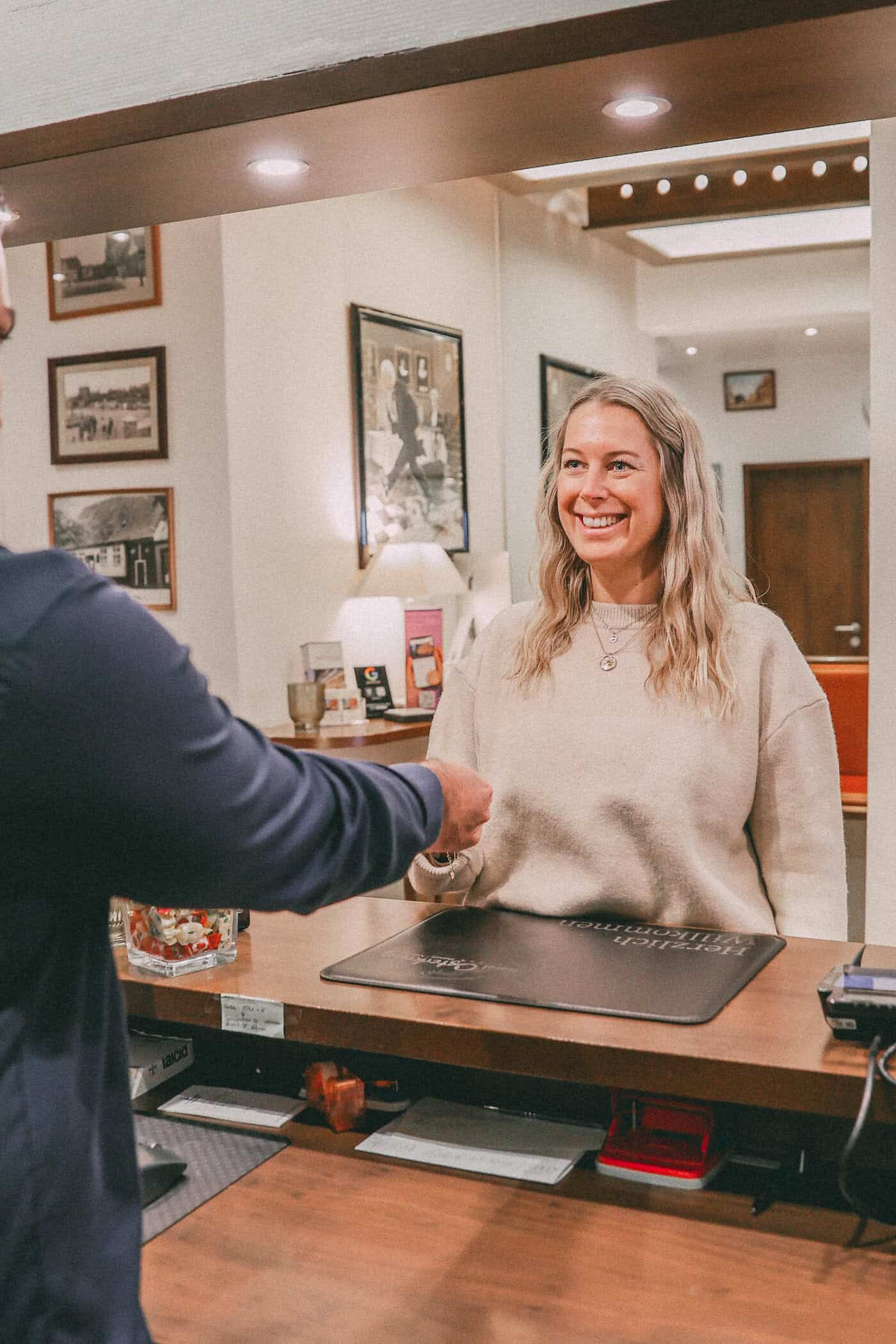 Ankunft im Hotel Osterkrug